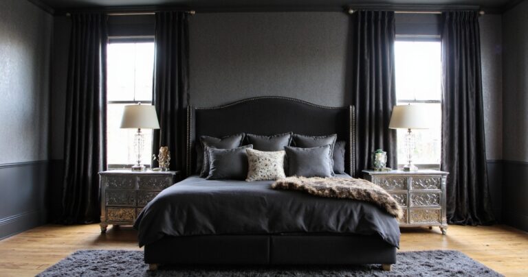 black bedroom ideas, black bedroom, bedroom black, black bedroom design, black walls bedroom