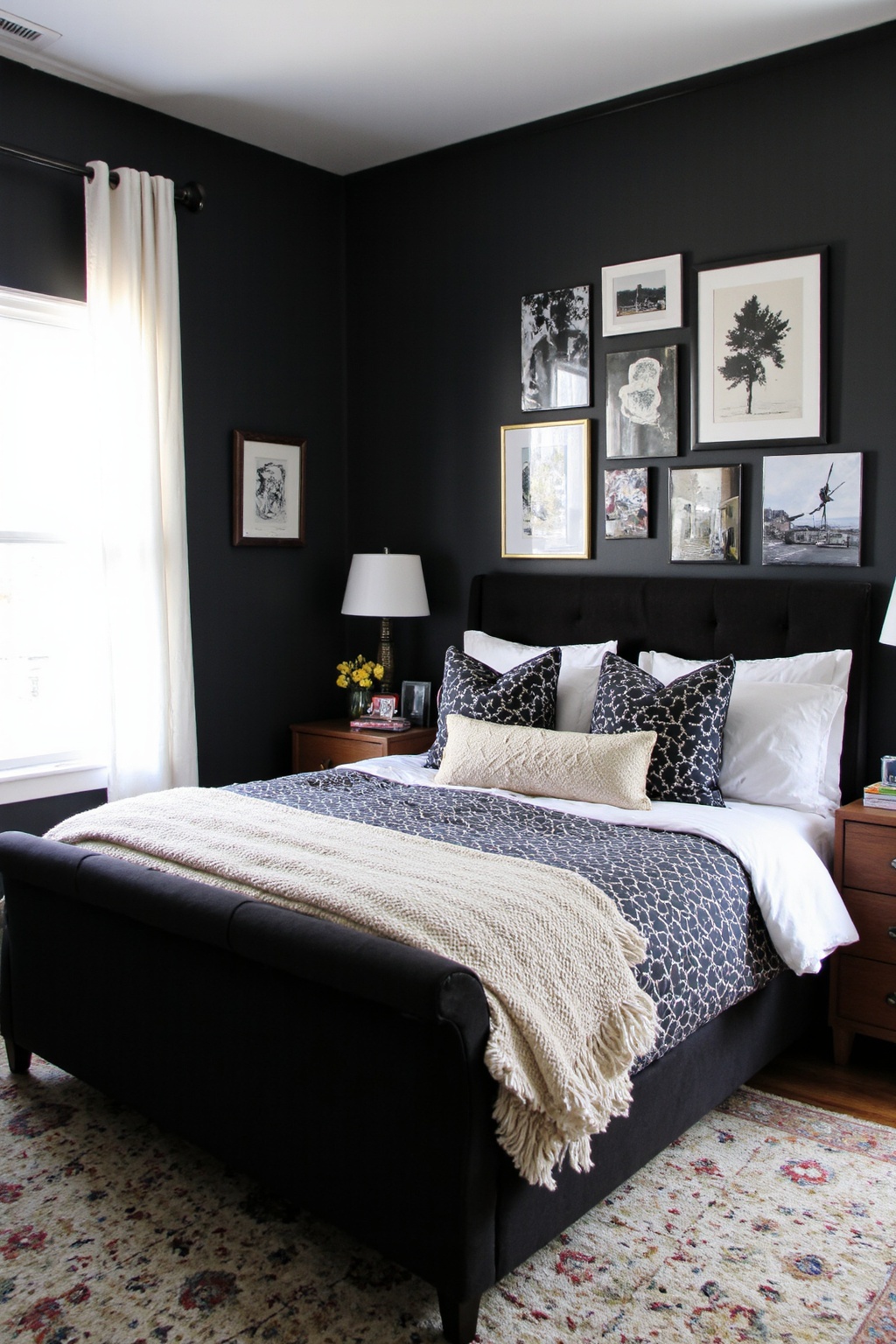 black bedroom design, bedroom black, cream black bedroom ideas, black gold bedroom, grey bedroom black furniture