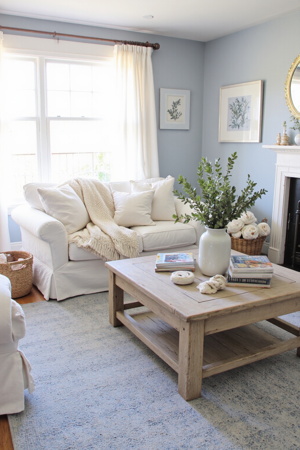 blue white living room, blue and white living room, blue vintage living room, living room blue couch ideas, blue and green living room