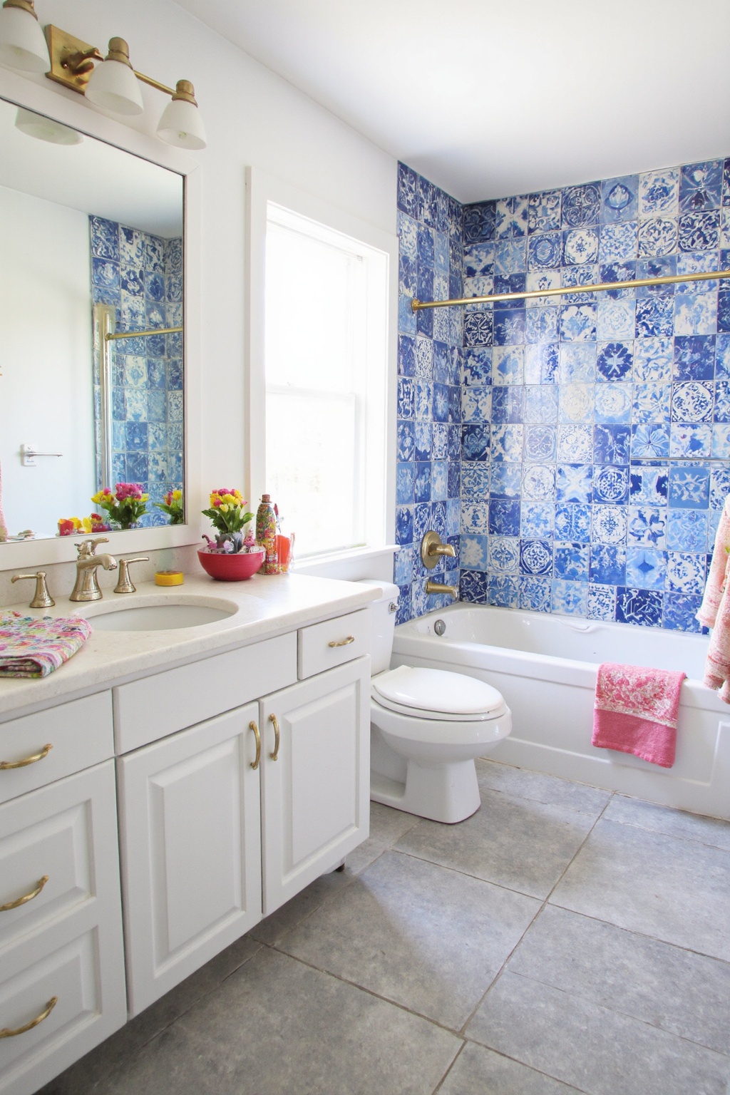 bathroom inspiration decor, bathroom floor tiles, bathroom tiles mosaic, tile tub surround, bathroom tile colors