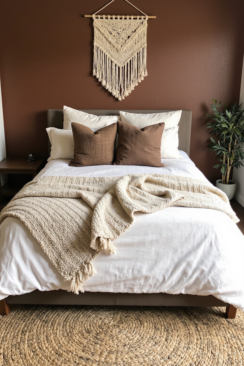 chocolate brown bedrooms, brown bedroom walls, shades of brown bedroom ideas, chocolate brown walls bedroom, beige and brown bedroom ideas