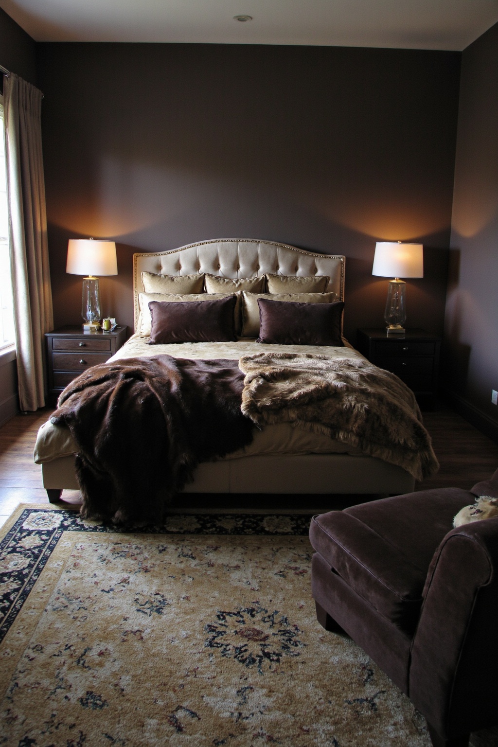 beige bedroom decor, beige bedroom, master bedrooms decor, room makeover bedroom, brown bedroom decor