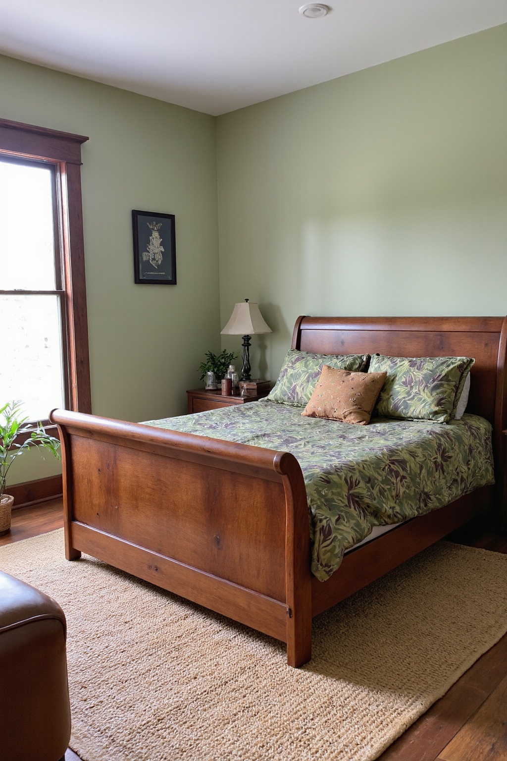 sage green bedroom, sage bedroom, green wooden bedroom, dark green bedroom, light sage green bedroom