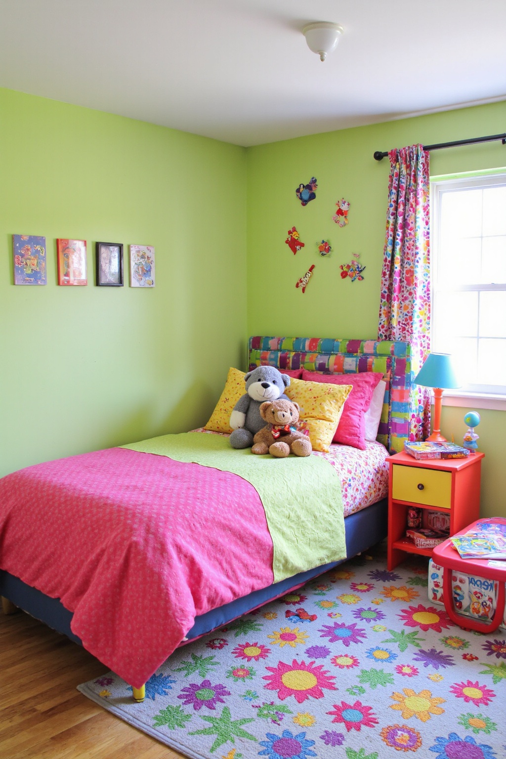 green bedroom, green bedroom ideas, pink olive bedroom, orange green room aesthetic, olive green bedroom