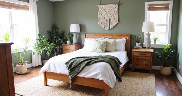 green bedroom, sage green bedroom, green bedroom ideas, green bedrooms, sage bedroom