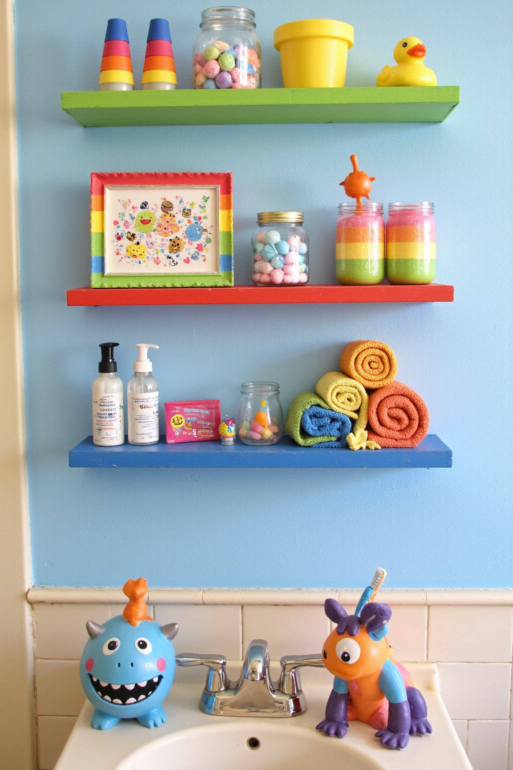 bathroom shelves, bathroom shelves over toilet, christmas bathroom decor, bathroom decor photos, bathroom shelf ideas