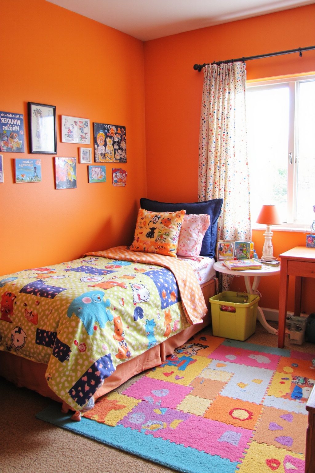 orange rooms, orange bedroom ideas, yellow orange room aesthetic, serene bedroom, orange room