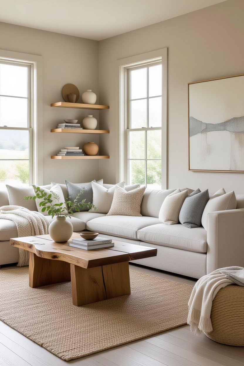 apartment decor inspiration, earthy living room, rustic living room, living room warm, warm living room ideas