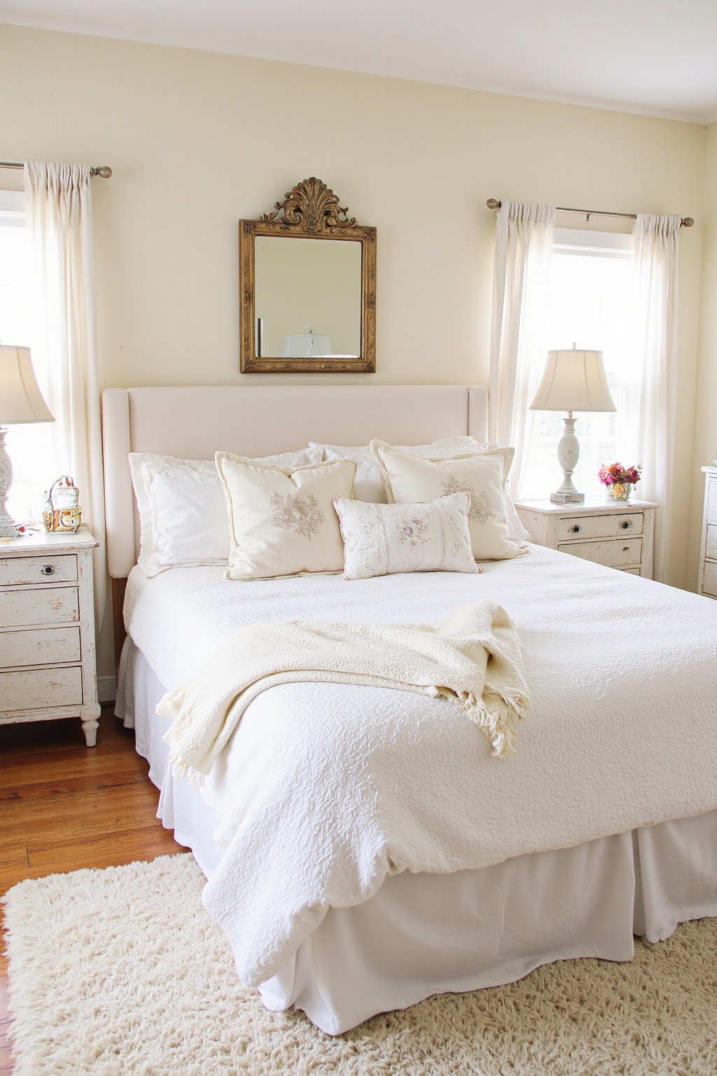 modern white bedroom, cozy white bedroom, cozy room decor, elegant white bedroom, white room decor