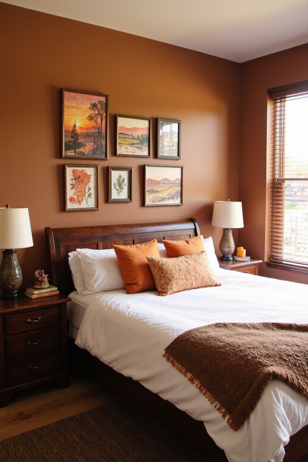 orange rooms, orange bedroom ideas, summer bedroom ideas, orange walls, light orange bedroom