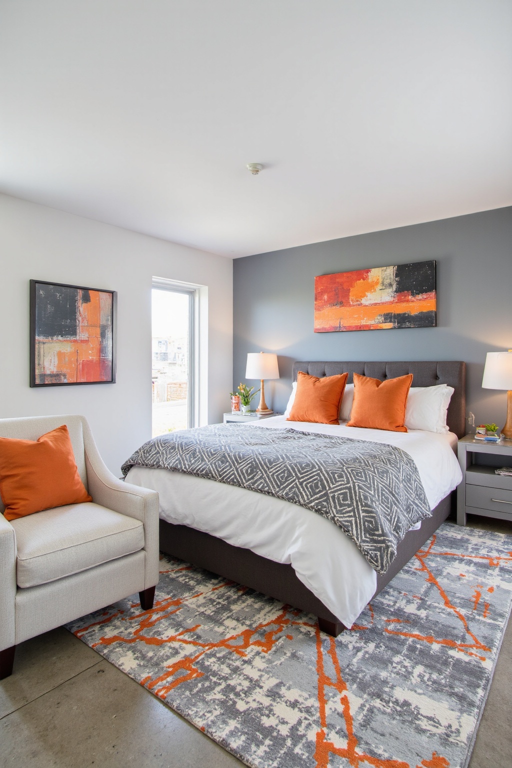 gray bedroom walls, grey bedroom decor, room ideas with gray bed, gray and black bedroom ideas, light blue bedroom