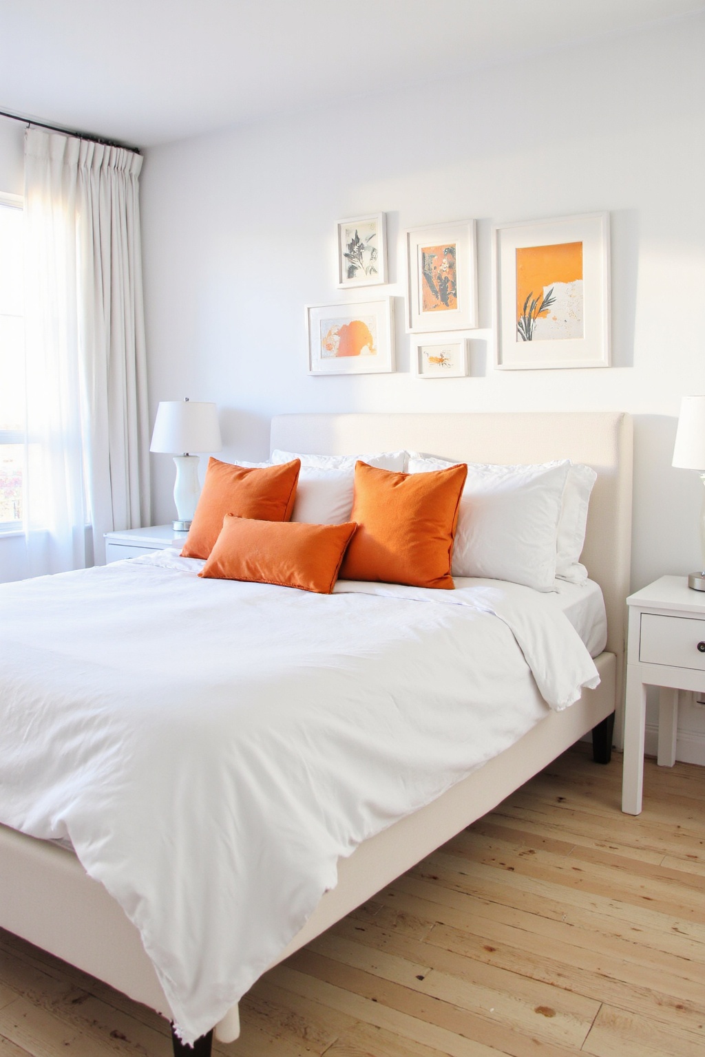 bedroom orange, orange bedroom ideas, bedroom green, pink and orange bedroom, serene bedroom