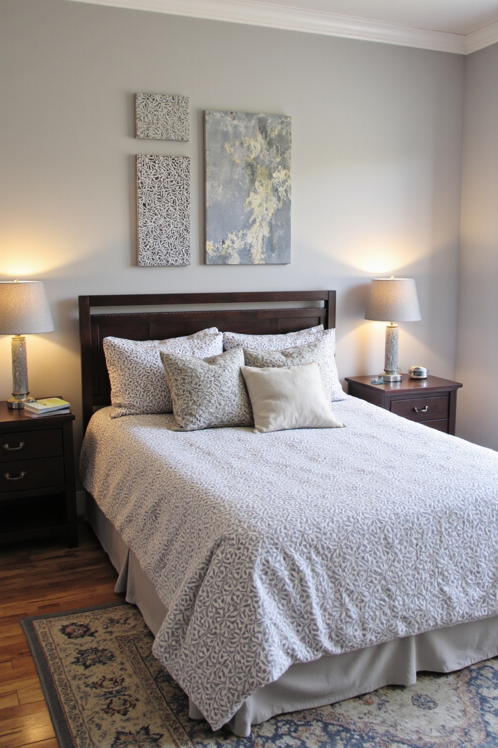 gray bedroom, gray bedroom ideas, gray and white bedroom ideas, grey queen bedroom ideas, grey bedroom design