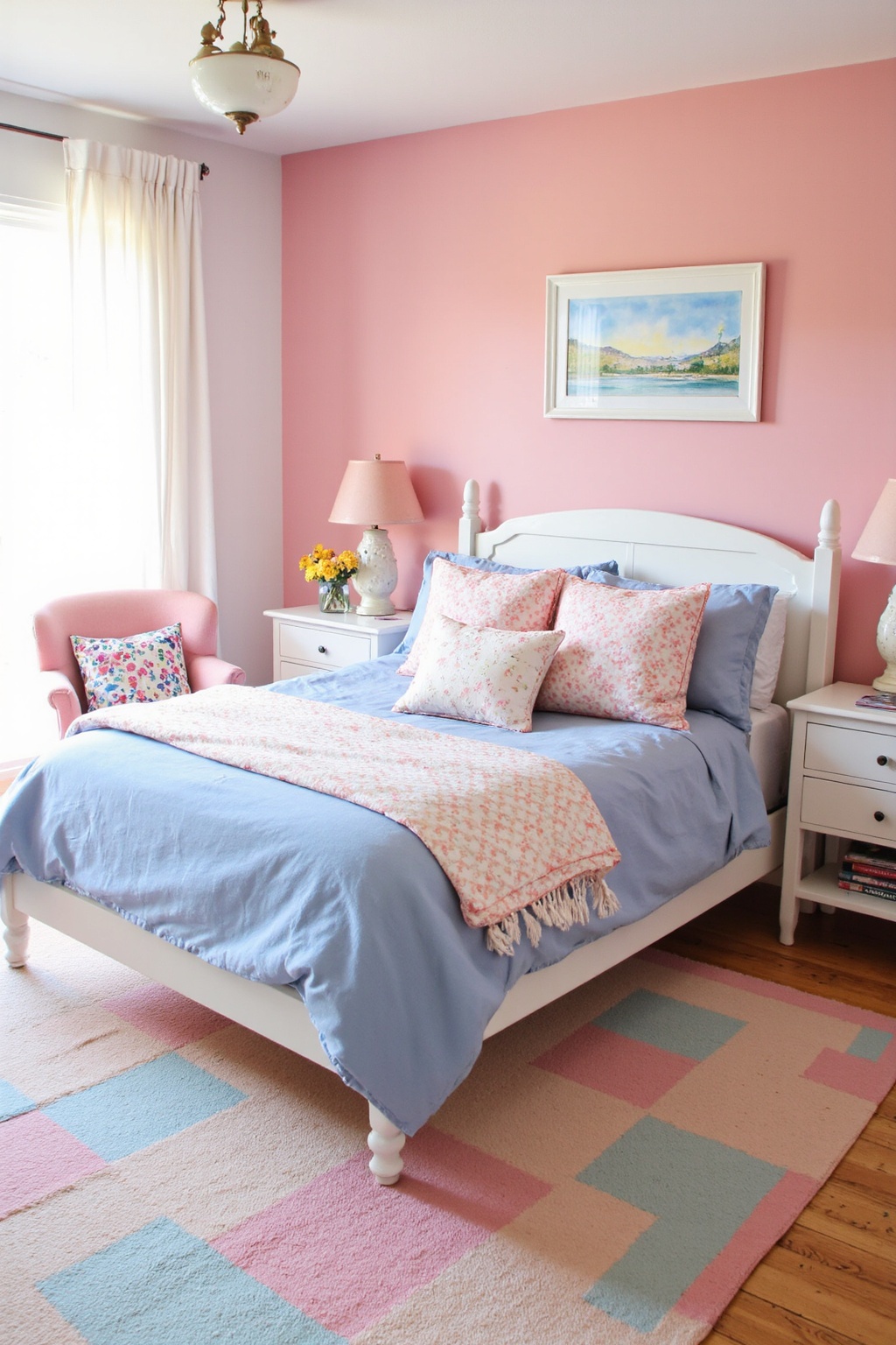 blue bedroom, blue rooms, colorful guest bedroom, blue bedroom ideas, moroccan blue bedroom