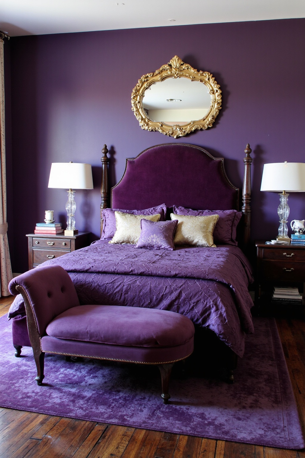 purple bedroom decor, purple bedrooms, purple room decor, rustic purple bedroom, purple wall bedroom