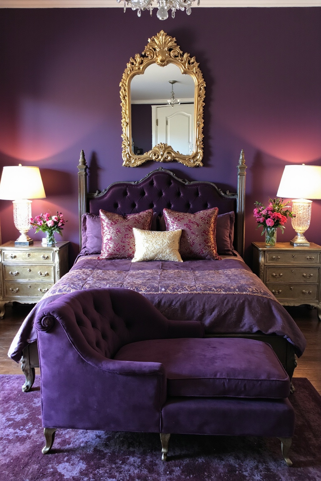 purple bedroom, purple bedroom decor, purple rooms, purple room aesthetic, purple small room ideas