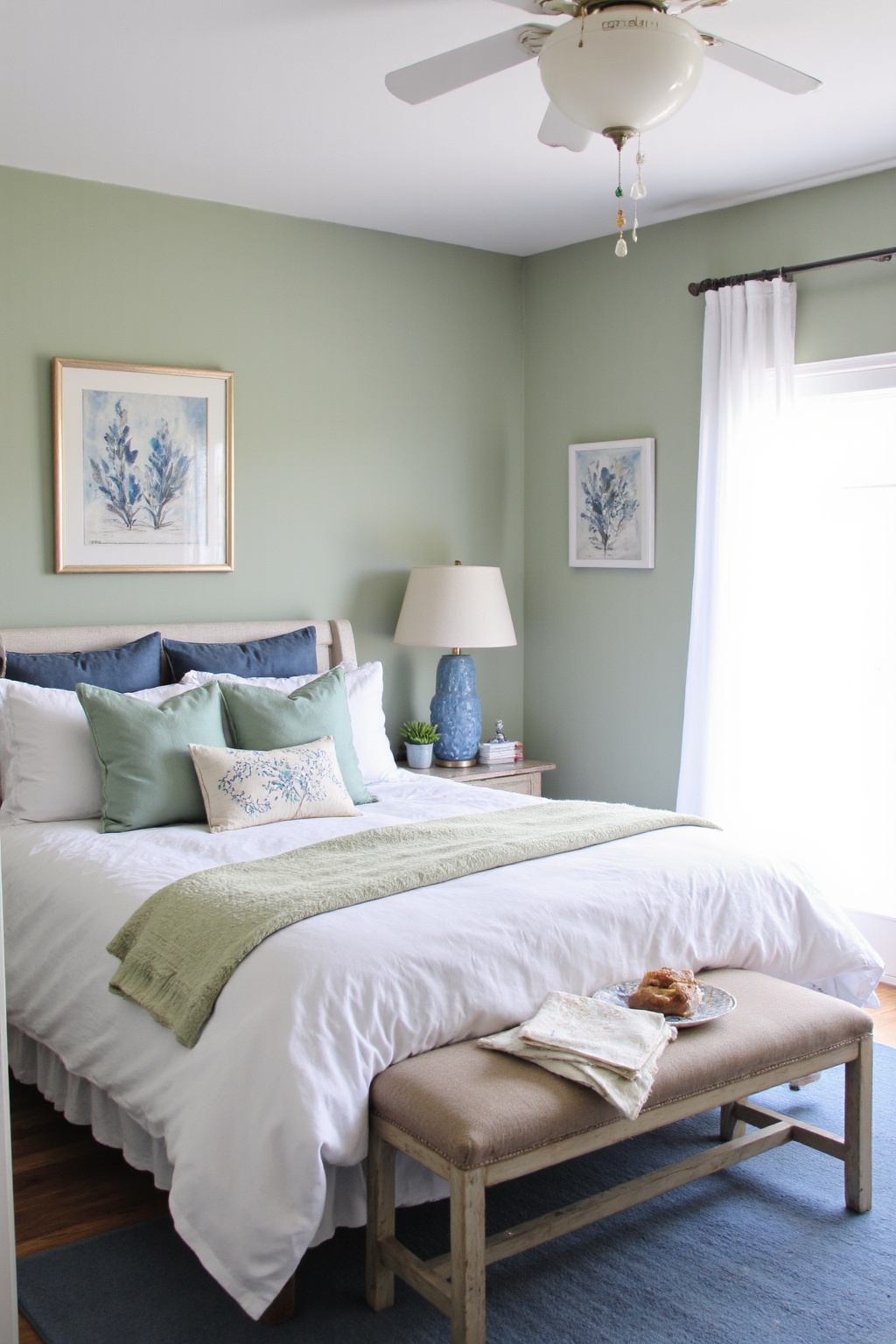 sage green bedroom ideas, sage bedroom, light sage green bedroom, earth green bedroom, green rustic bedroom