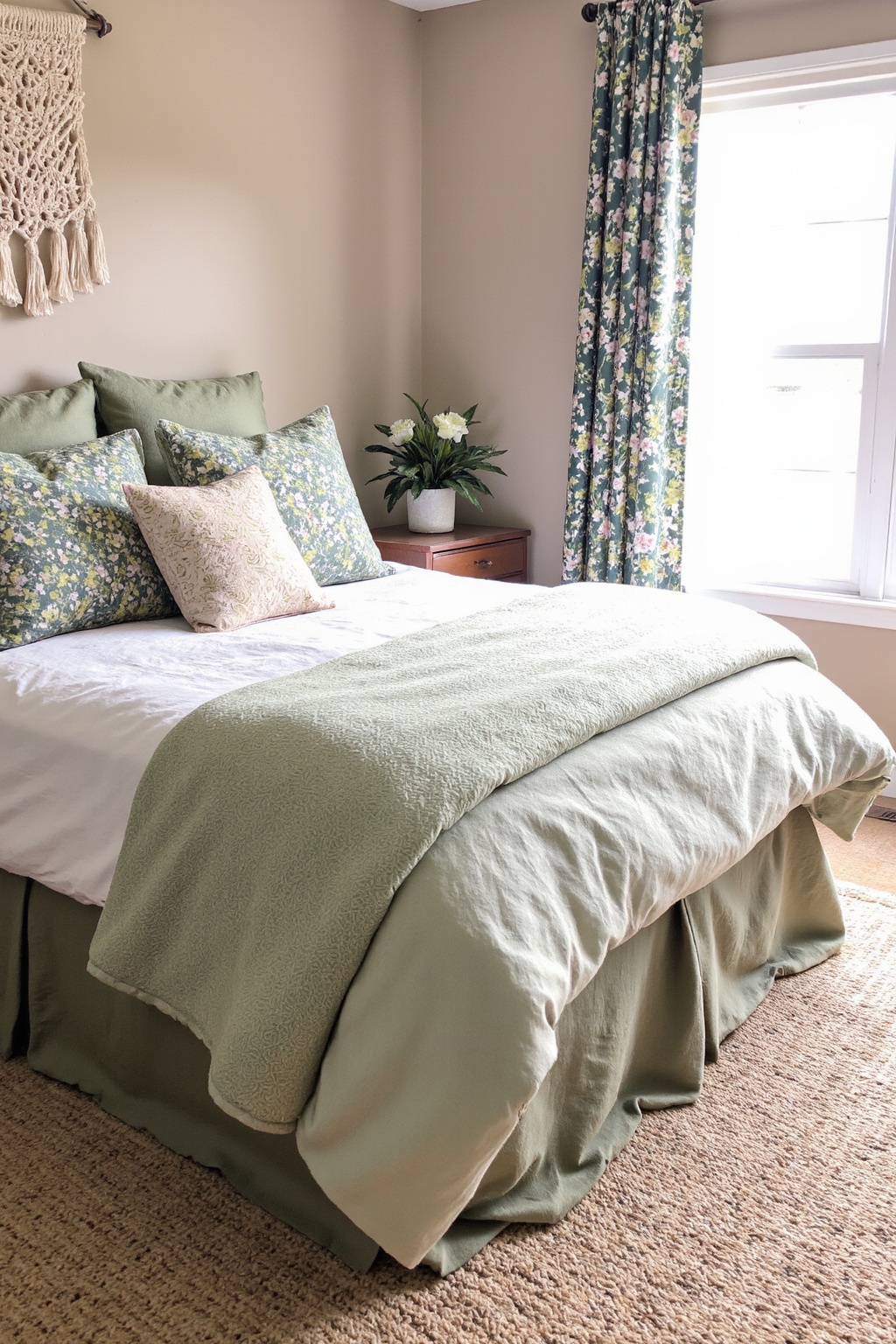 sage bedroom, green bedroom decor, sage green room, light green bedrooms, sage green spare bedroom