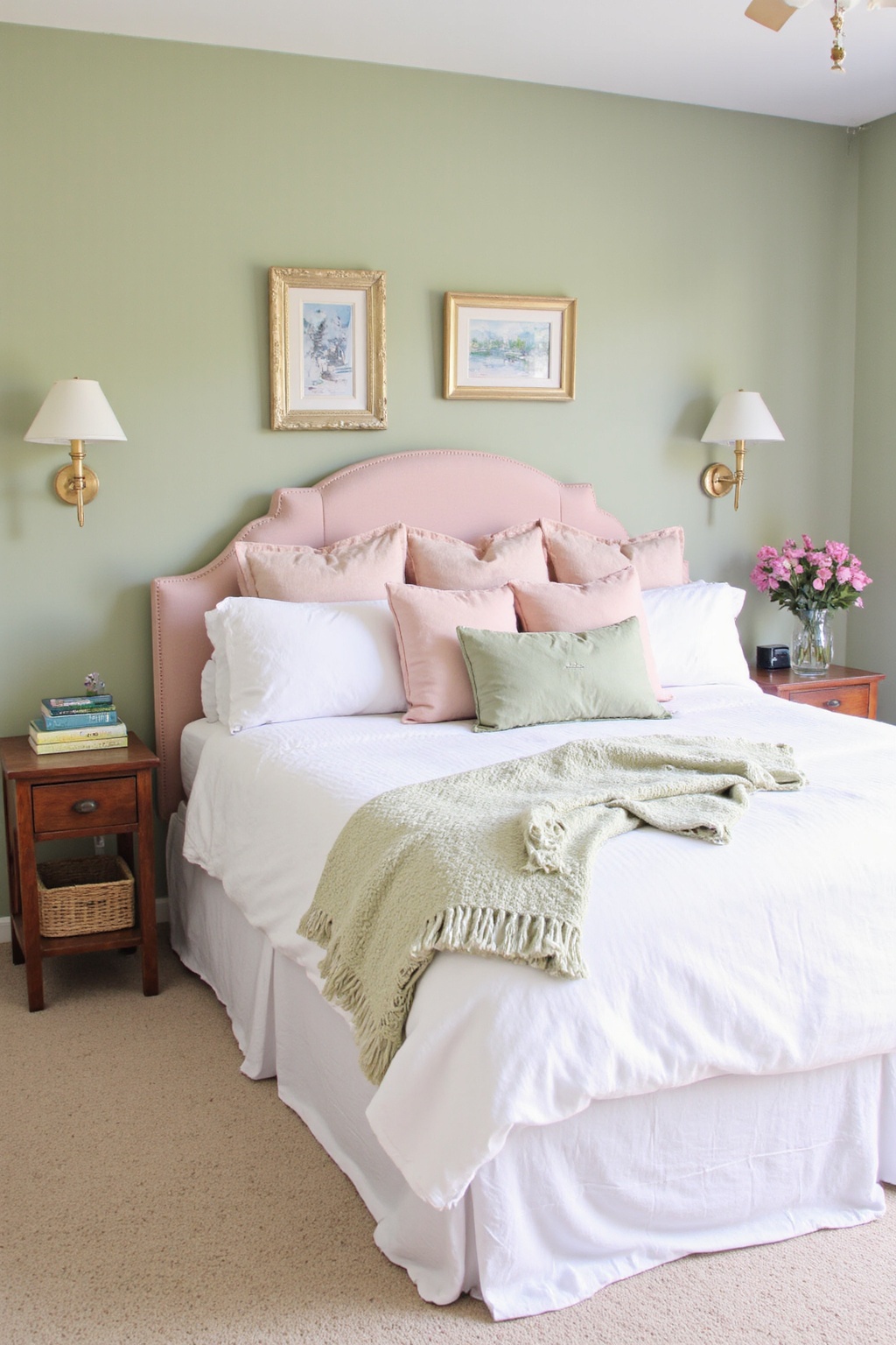 sage green bedroom, green bedroom, sage green bedroom walls aesthetic, sage green paint bedroom, western sage green bedroom
