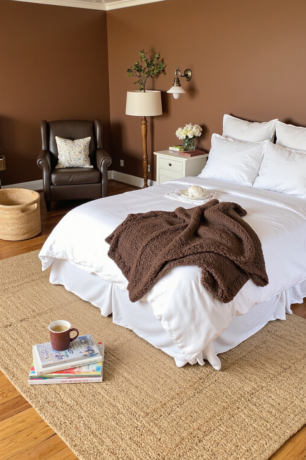 chocolate brown bedrooms, chocolate bedroom, taupe brown bedroom, brown room inspiration, dark bedroom