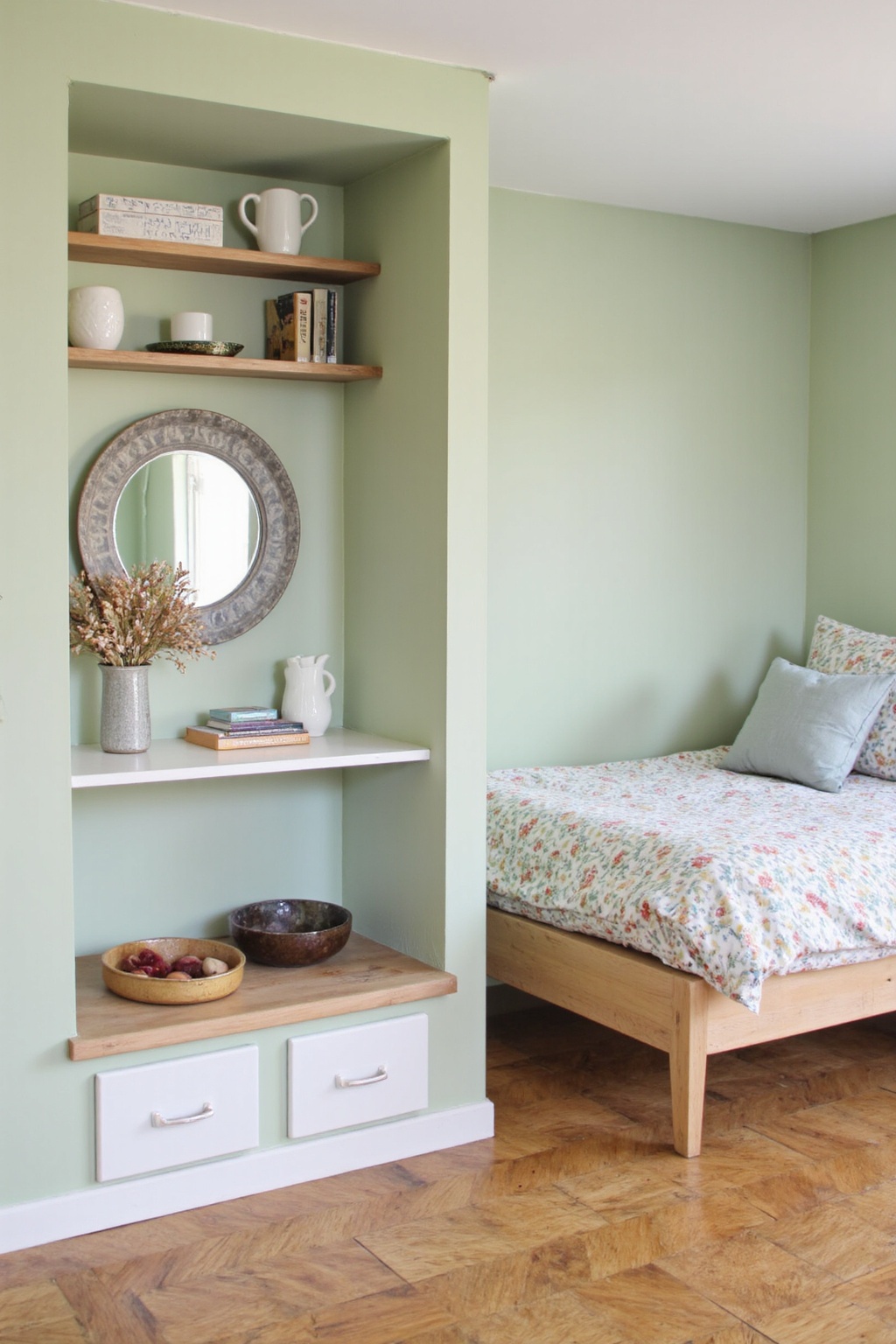 sage green bedroom, sage green bedroom ideas, room inspiration bedroom sage green, rustic bedroom inspiration, sage green apartment decor