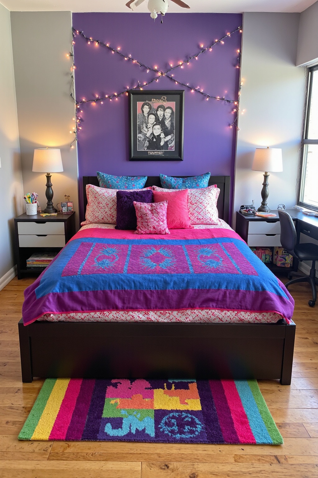 purple bedroom ideas, purple bedrooms, purple rooms ideas, purple teenage room, cute purple rooms