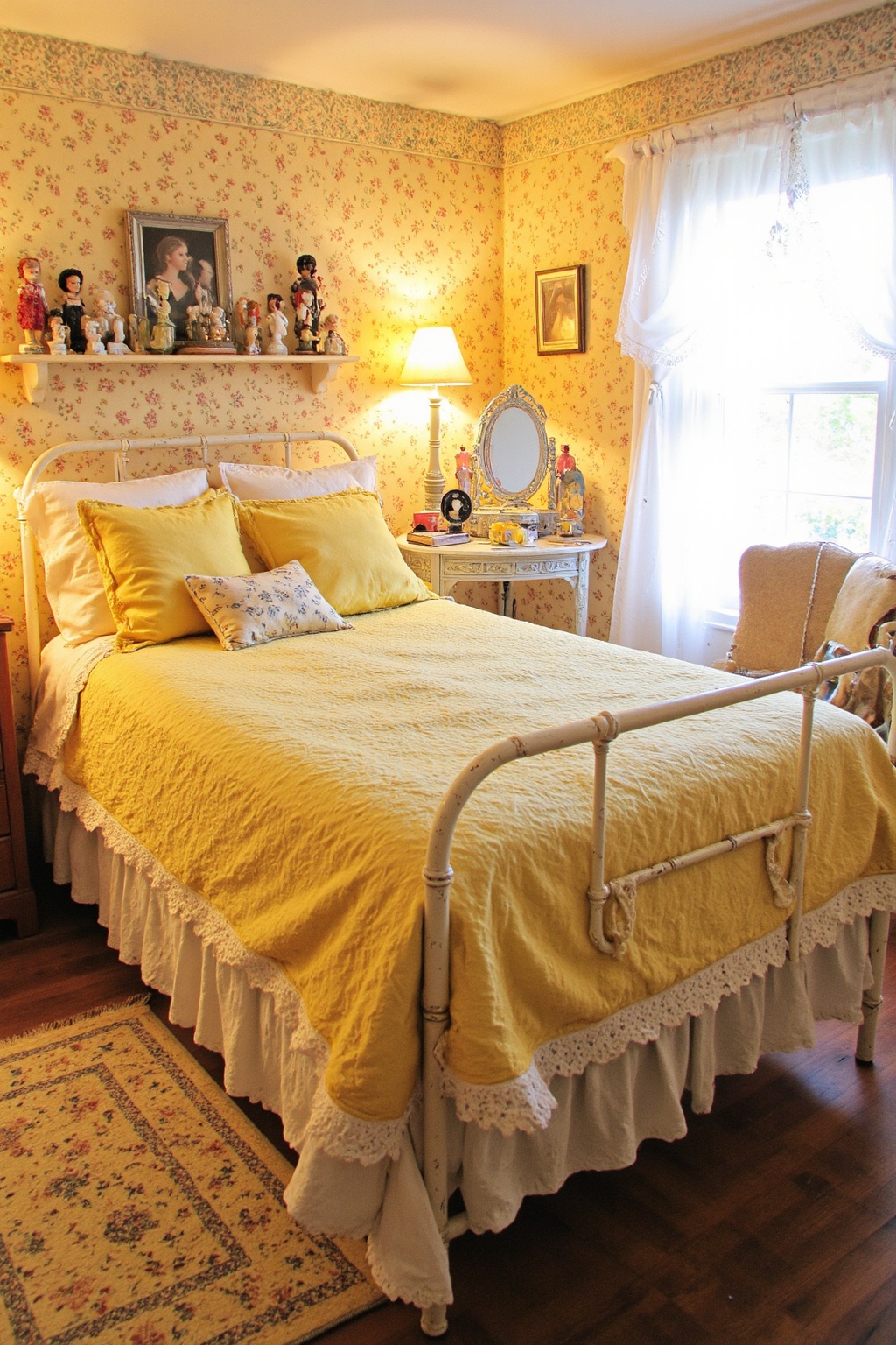 yellow bedroom walls, yellow bedroom aesthetic, yellow guest bedroom ideas, yellow bedding ideas, bedroom with yellow accents