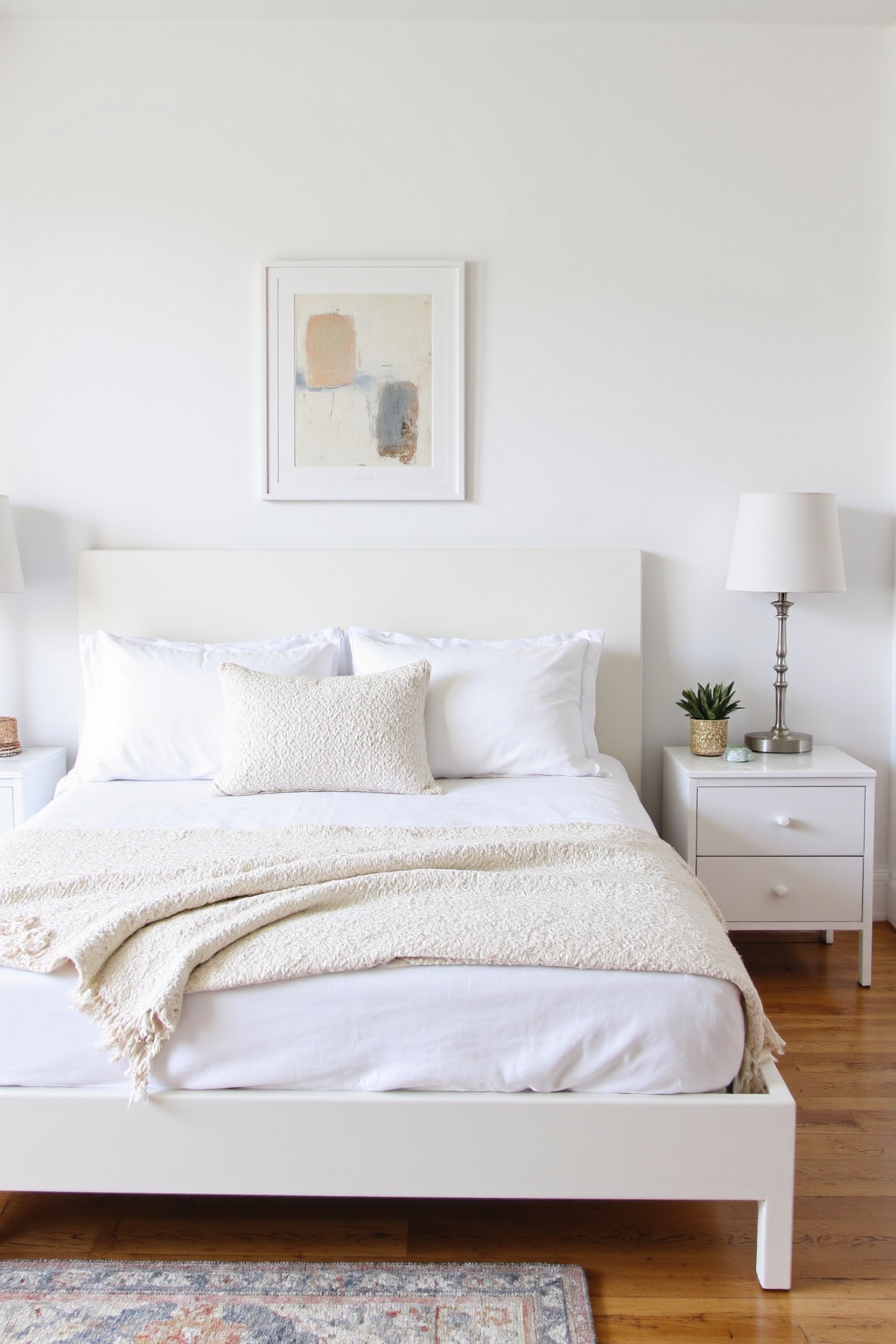modern white bedroom, cozy white bedroom, cottage white bedroom, dream bedroom inspiration, calm white bedroom