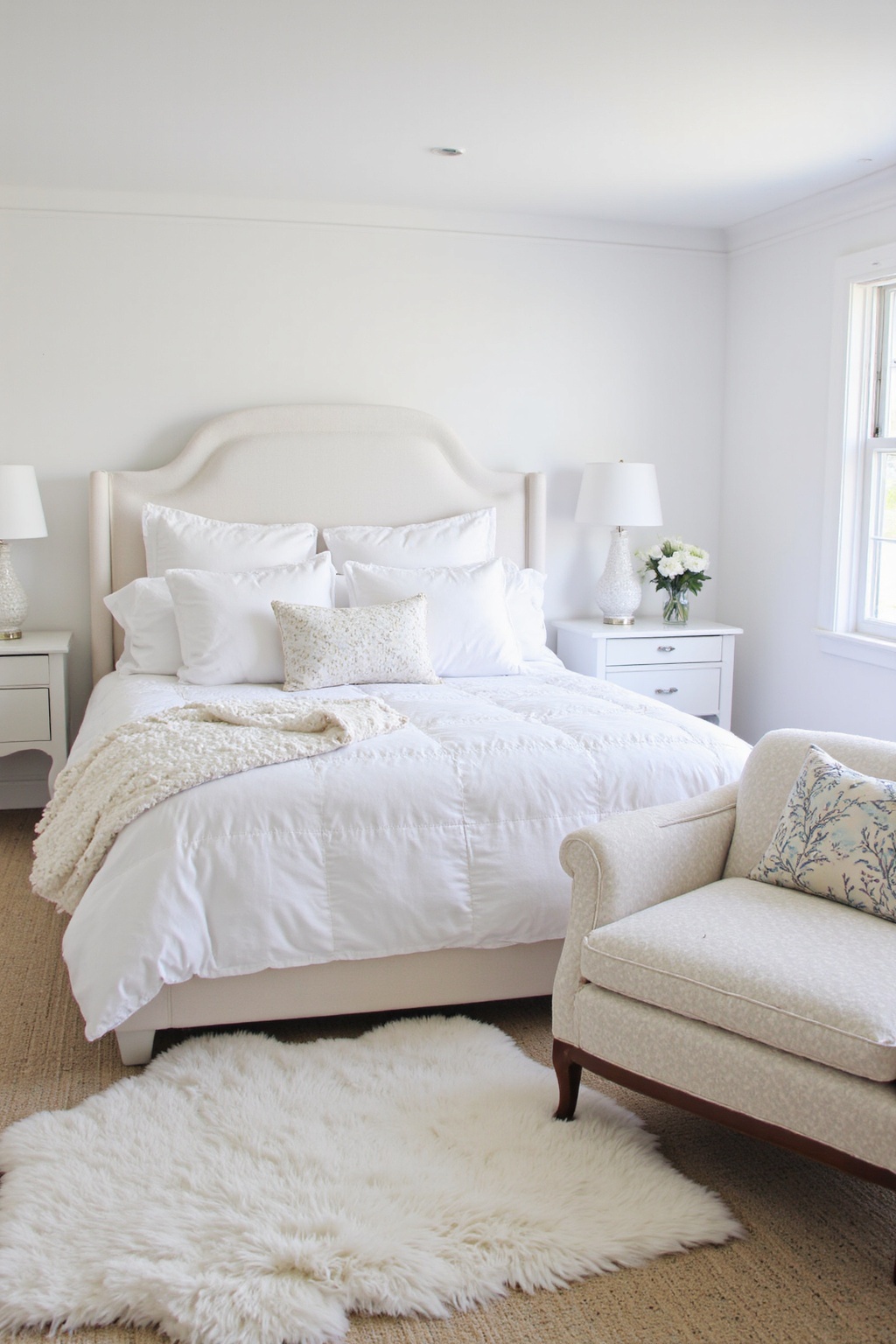 cozy white bedroom, modern white bedroom, teen bedroom decor, cozy room decor, elegant white bedroom