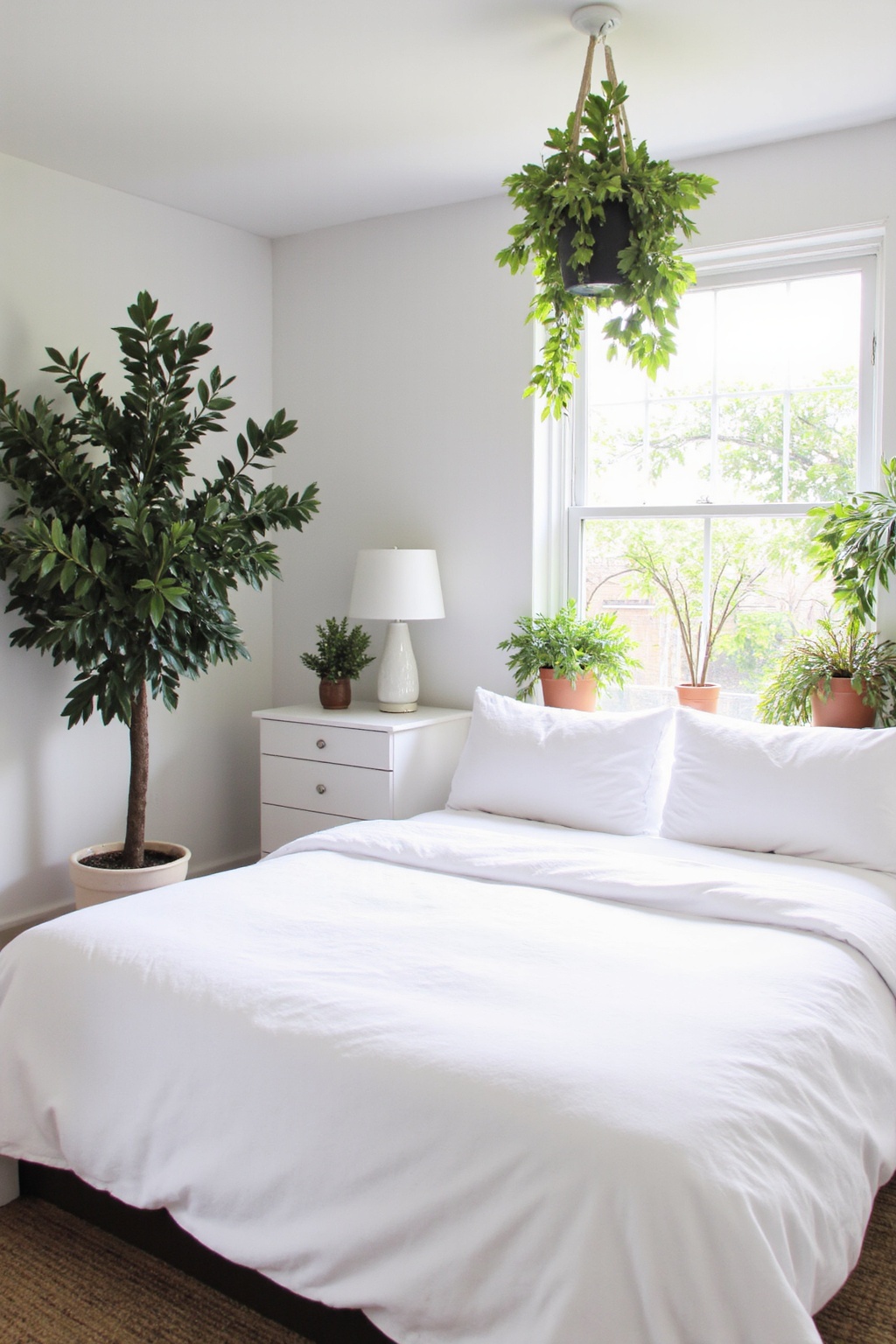 modern white bedroom, white bedroom ideas, white bedroom walls, dream bedroom inspiration, white bed