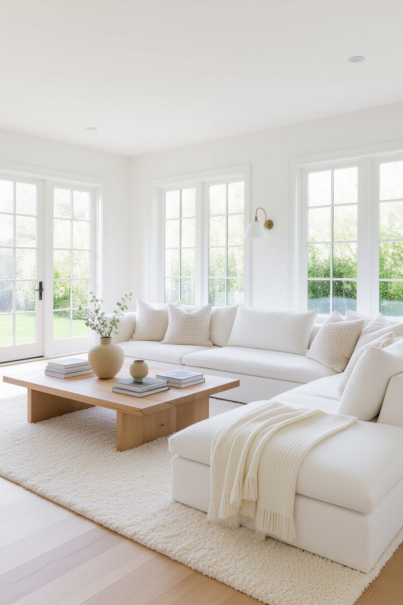 apartment decor inspiration, earthy living room, cosy living, cosy large living room, brown couch small living room ideas