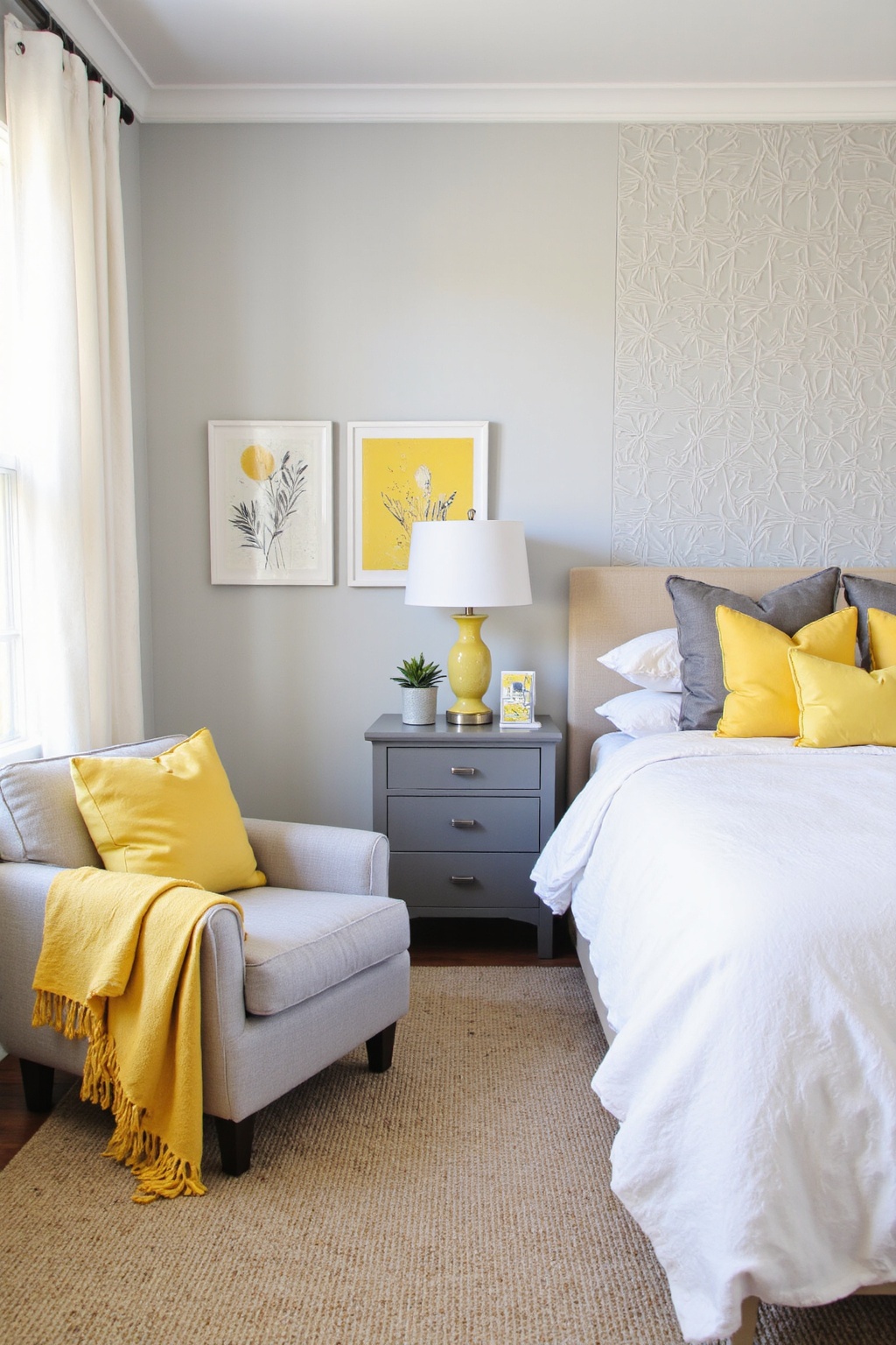 yellow bedroom aesthetic, yellow bedroom walls, pastel yellow bedroom ideas, mustard bedroom, yellow walls