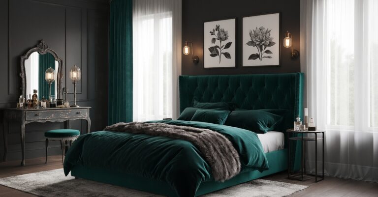moody bedroom, moody bedroom ideas, dark bedroom, romantic bedroom, bedroom