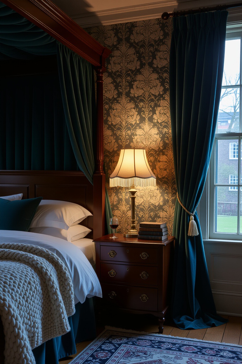 moody bedroom, dark bedroom, gothic bedroom, dark bedroom decor, moody romantic bedroom