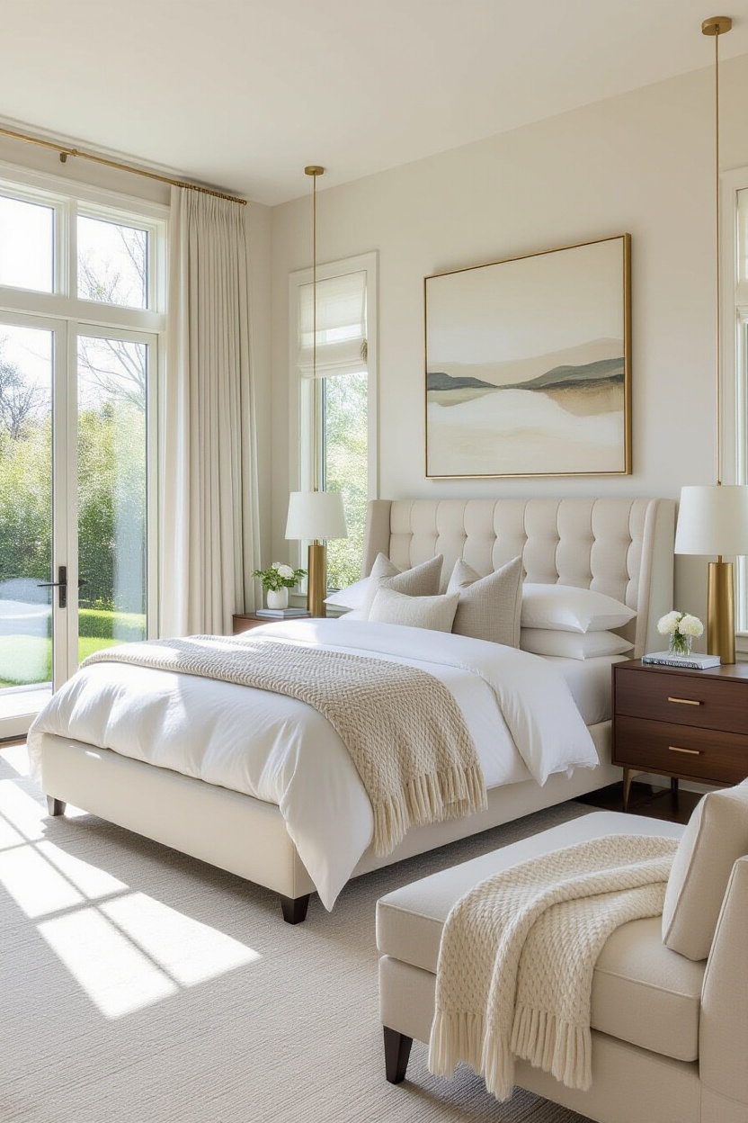 luxurious bedrooms, bedroom interior design luxury, unique bedroom design, bedroom with leather accents, modern luxurious bedrooms classy