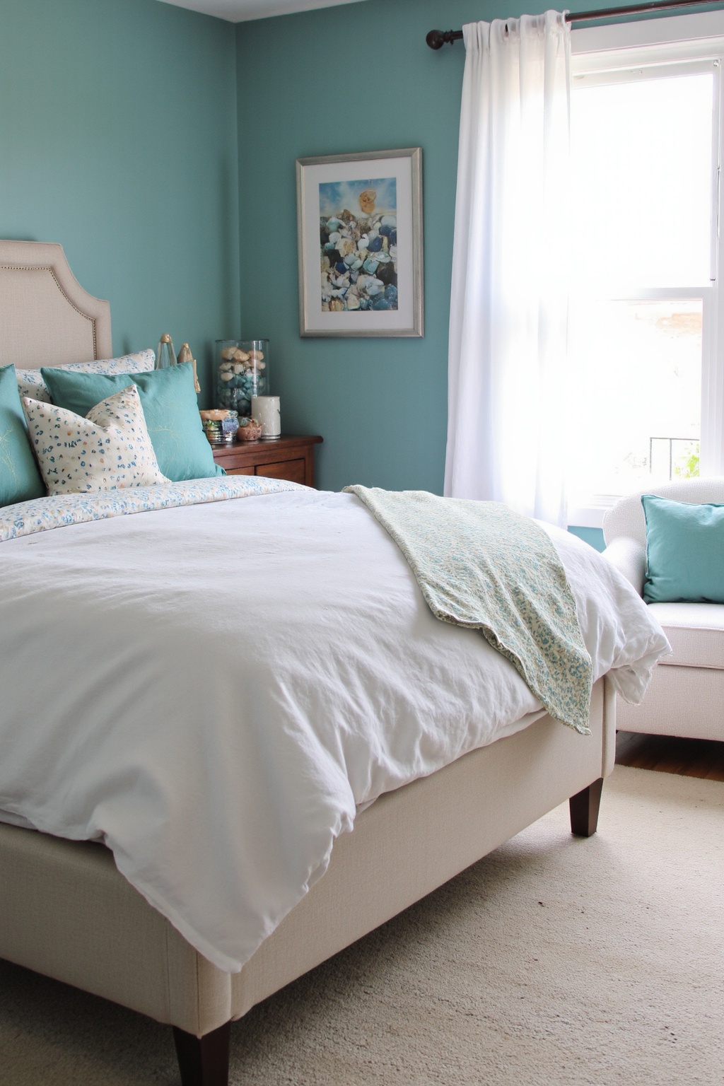 coastal farmhouse bedroom, coastal cottage bedroom, cozy beach cottage bedroom, classic coastal bedroom, coastal rustic bedroom