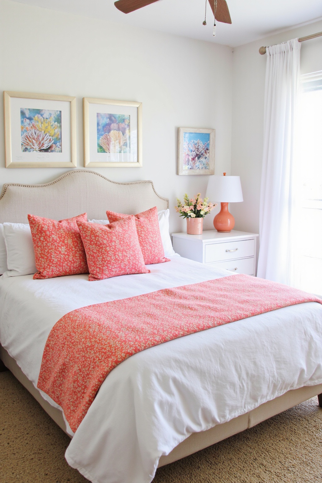 cottage bedroom, coastal cottage bedroom, coastal grandmother guest bedroom, lake house room ideas, coastal guest tiwn beds