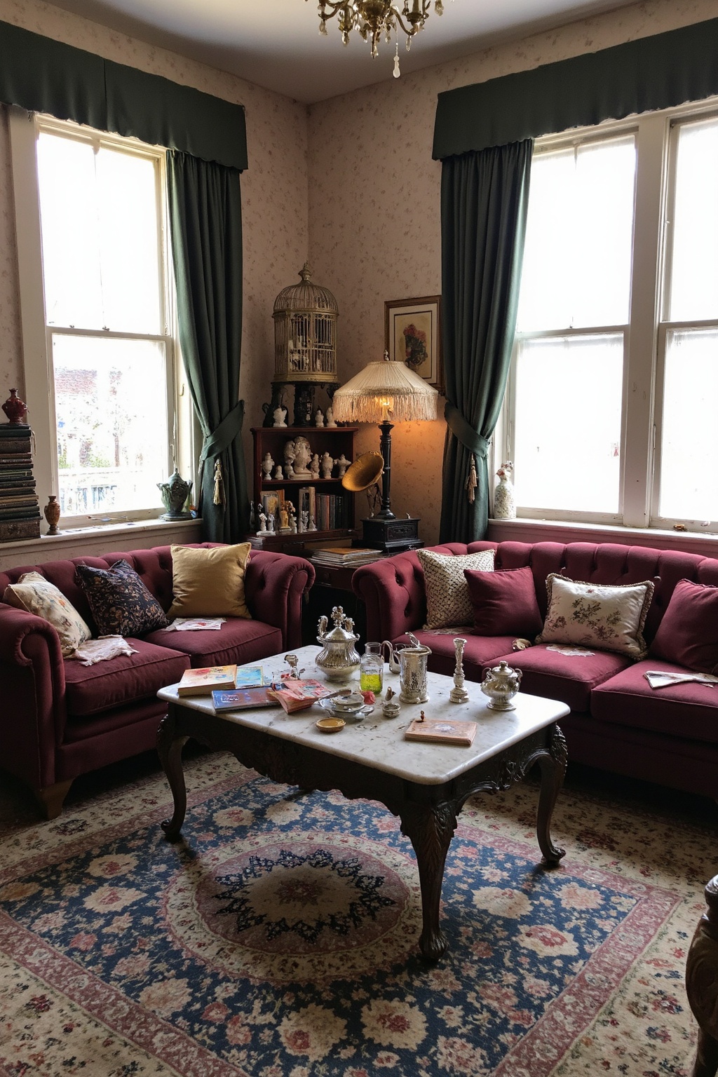 cozy vintage living room, antique living room, vintage wood furniture living room, antique decor living room, antique living room decor