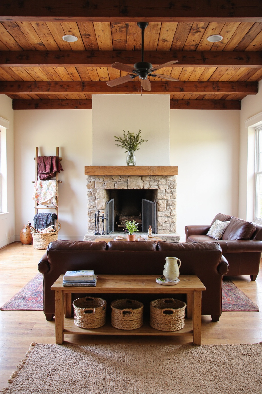 farmhouse kitchen, farmhouse kitchen design, farmhouse ladder decor, modern farmhouse living room, barn wood decor