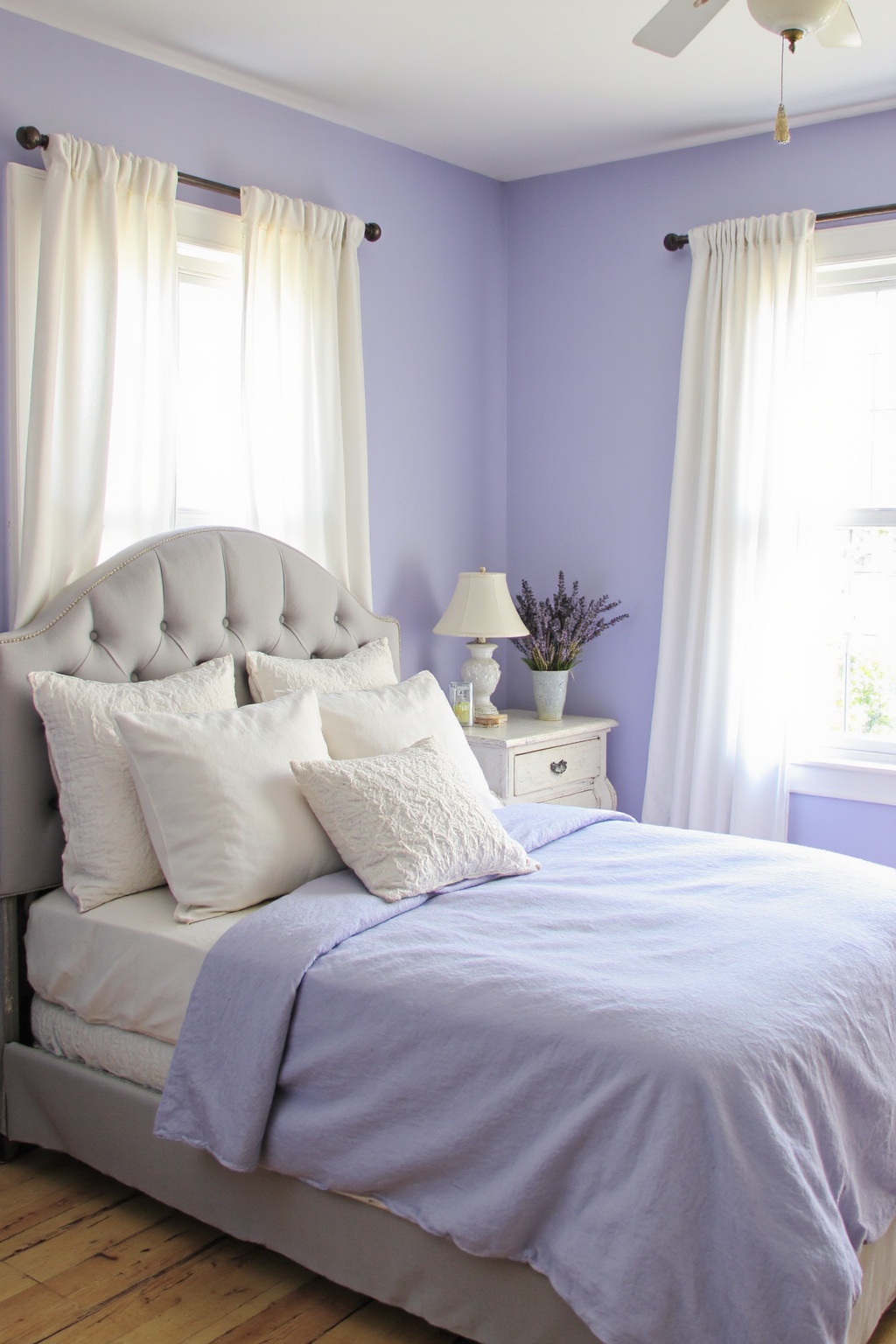best bedroom colors, bedroom color combos, best purple bedroom paint colors, guest bedroom color palettes, trendy rug