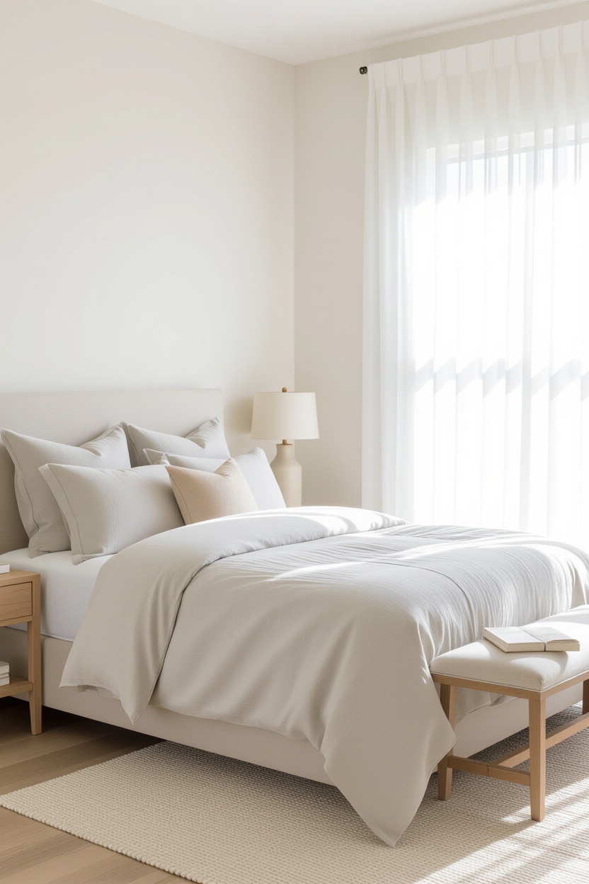 cozy minimalist bedroom, minimalist bedroom, minimalist guest room, classy minimalist bedroom, minimalist cabin