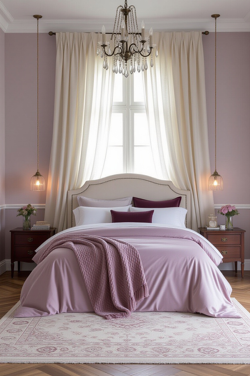 bedroom, elegant bedroom design, glam bedroom decor, simple elegant bedroom, pink bedroom decor