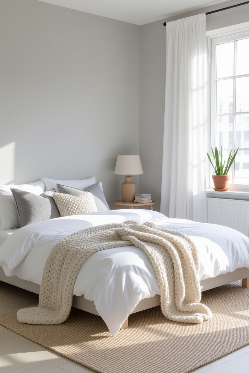 neutral bedrooms, dream bedroom inspiration, 2 chairs and a table bedroom, natural light bedroom ideas, modern bedroom