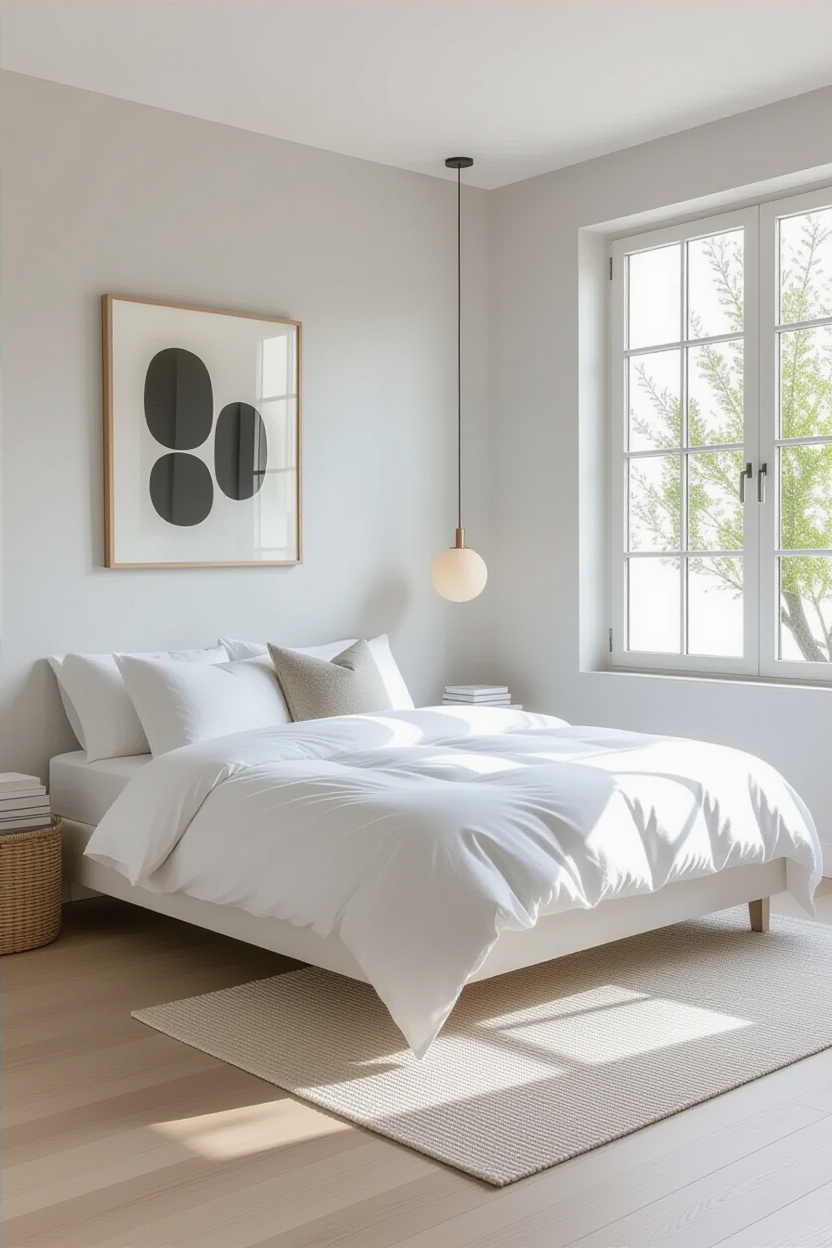 minimalist room, cozy minimalist bedroom, white minimalist apartment, minimalist and cozy bedroom, minimalism bedroom