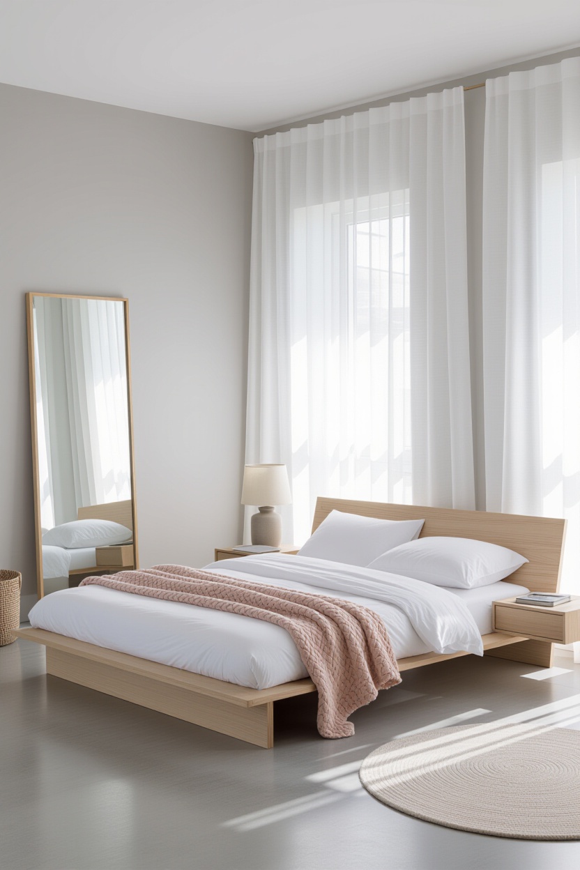 minimalist bedroom japanese, minimal bedroom, clean minimalist bedroom, minimalist bedroom loft bed, simple minimalist bedroom