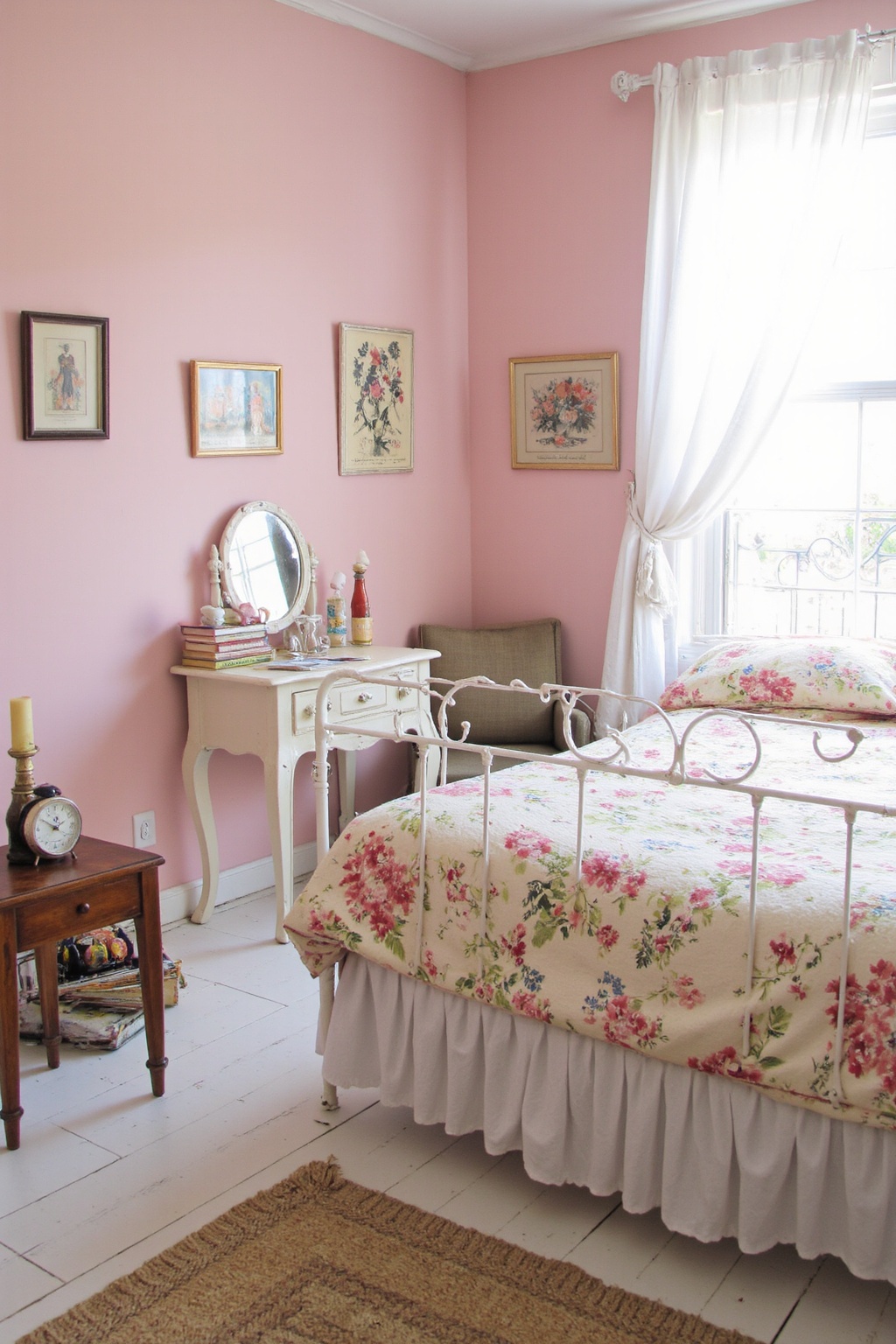 bedroom vintage, vintage inspired bedroom, vintage room, vintage accents, eclectic retro bedroom