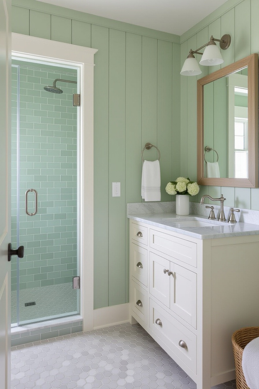 beachy bathroom, coastal bathroom design, beach cottage bathroom coastal style, cozy coastal bathroom, bathroom renos