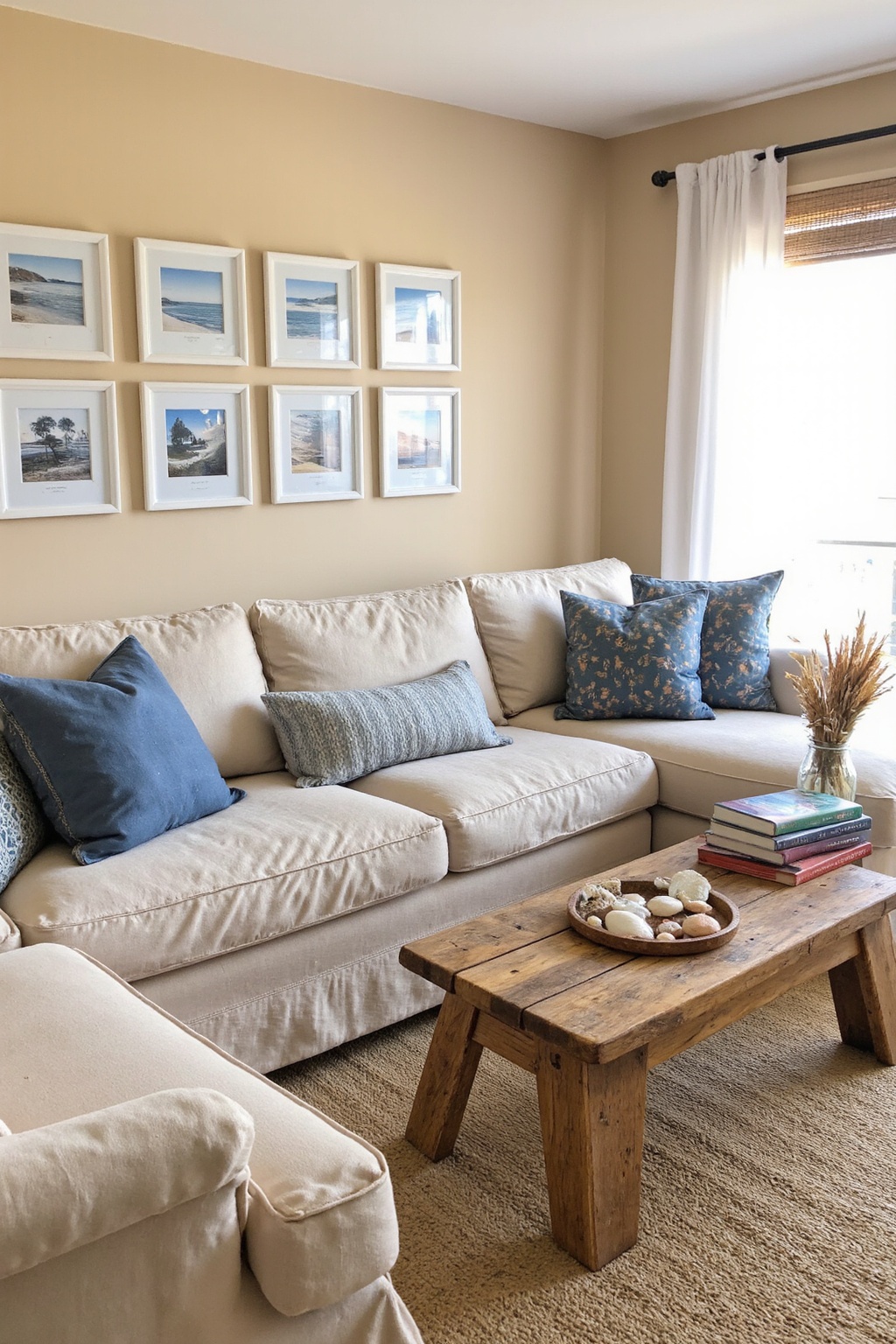coastal cottage living room, beach house interior, cozy coastal cottage, coastal farmhouse living room ideas, cozy lake house decor