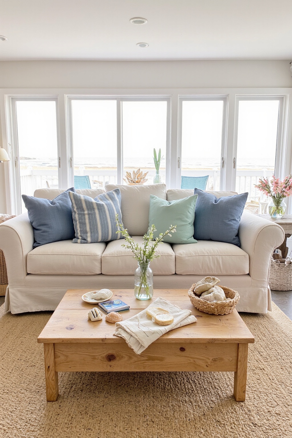 seaside cottage living room, modern coastal living room, swedish cottage living room, beach living room, coastal country living room