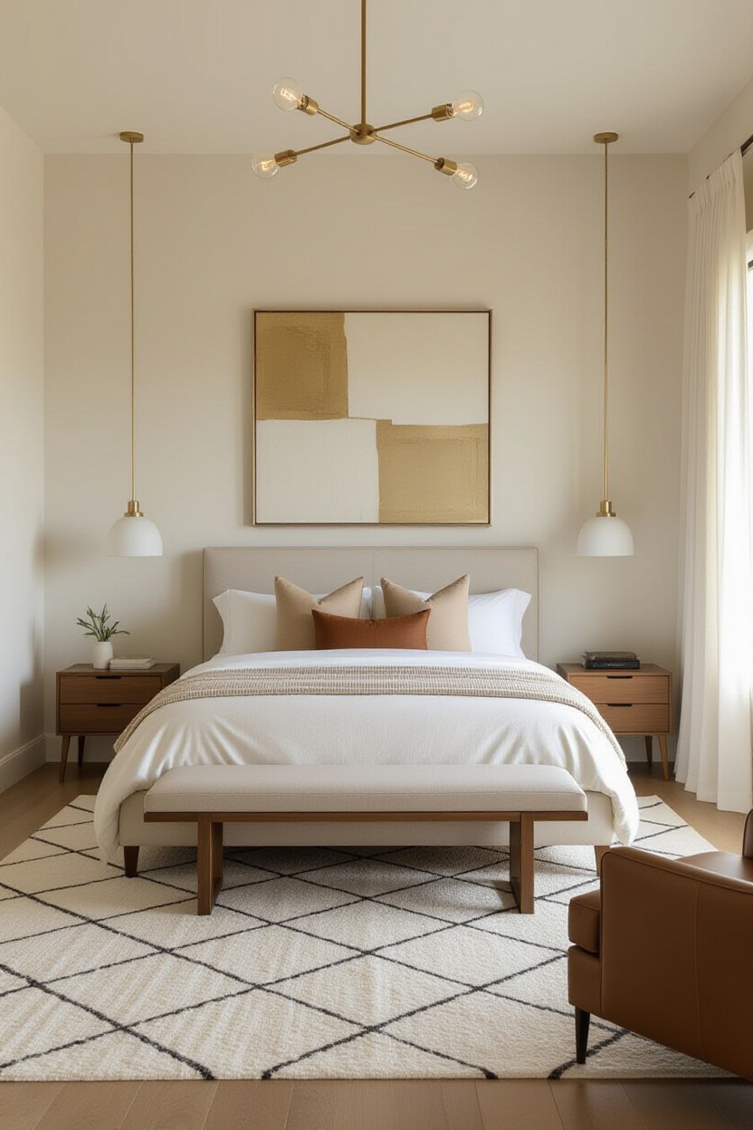 elegant bedroom, luxurious bedrooms, queen upholstered bed, modern bedroom, king bed frame